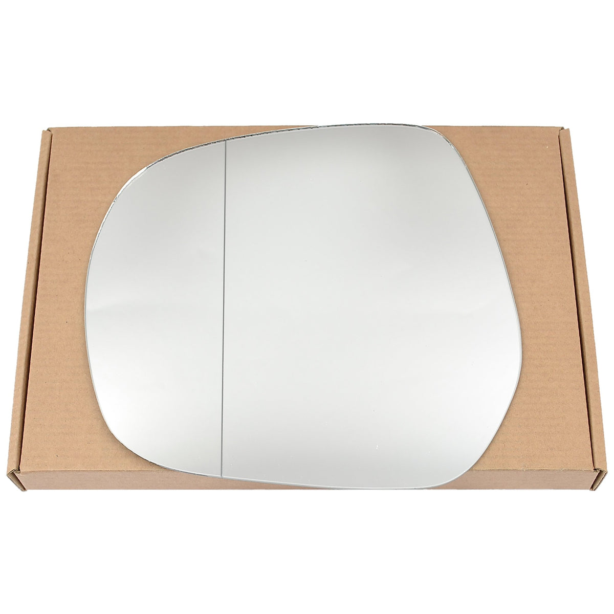 Wing Mirror Glass Left for Toyota Land Cruiser 2009-2020 Stick-On Passenger Near Side with Blind Spot