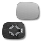 Replacement Wing Mirror Glass Right for Volvo XC70 2007-2016 Clip-On Driver Off side Heated Convex