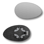 Replacement Wing Mirror Glass Right for Alfa Romeo 156 1997-2005 Clip-On Driver Off side Heated Convex