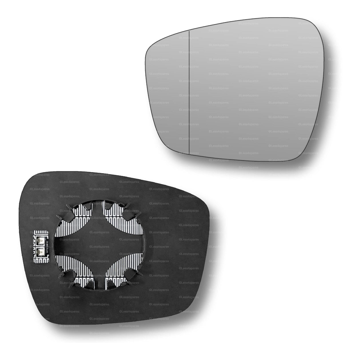 Replacement Wing Mirror Glass Left for Ford Galaxy 2015-2022 Clip-On Passenger Near Side N/S Heated with Blind Spot