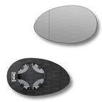 Replacement Wing Mirror Glass Left for Alfa Romeo 156 1997-2005 Clip-On Passenger Near Side N/S Heated with Blind Spot
