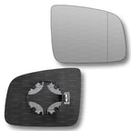 Replacement Wing Mirror Glass Right for Mercedes Vito 2010-2014 Clip-On Driver Off side Heated with Blind Spot