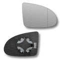 Replacement Wing Mirror Glass Right for Audi A2 1999-2005 Clip-On Driver Off side Heated with Blind Spot