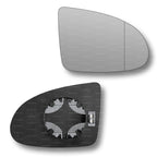 Replacement Wing Mirror Glass Right for Audi A2 1999-2005 Clip-On Driver Off side Heated with Blind Spot