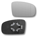 Replacement Wing Mirror Glass Right for Mercedes S-Class 1998-2005 Clip-On Driver Off side Heated with Blind Spot