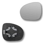 Replacement Wing Mirror Glass Left for Fiat 500x 2015-2022 Clip-On Passenger Near Side N/S Heated Convex