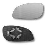 Replacement Wing Mirror Glass Left for Vauxhall Signum 2003-2008 Clip-On Passenger Near Side N/S Heated with Blind Spot