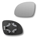 Replacement Wing Mirror Glass Left for Seat Alhambra 2010-2020 Clip-On Passenger Near Side N/S Heated Convex