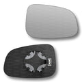 Replacement Wing Mirror Glass Right for Volvo S80 2007-2016 Clip-On Driver Off side Heated Convex