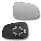 Replacement Wing Mirror Glass Right for Volvo C30 2010-2013 Clip-On Driver Off side Heated Convex
