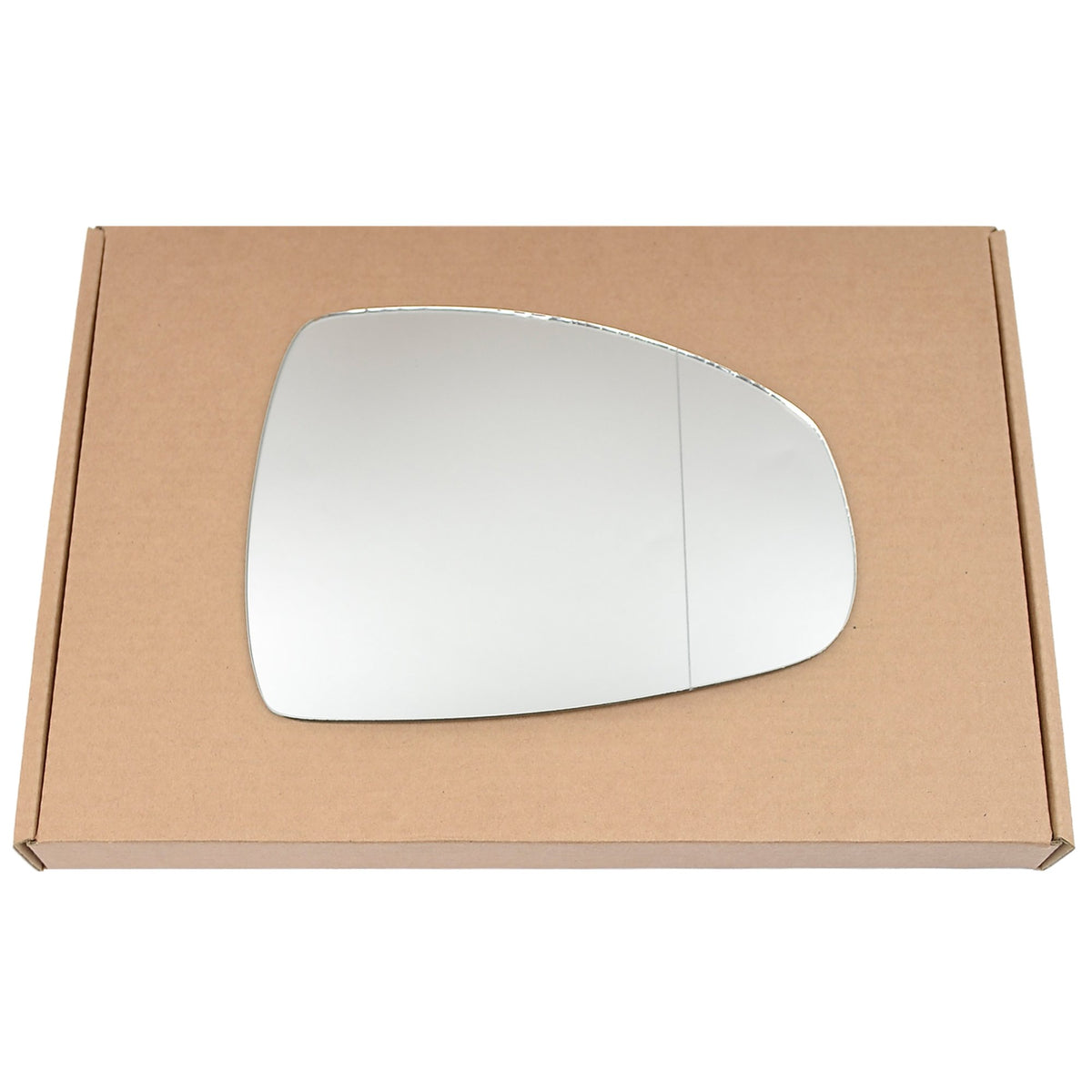 Wing Mirror Glass Right for Audi A1 2010-2018 Stick-On Driver Off Side with Blind Spot