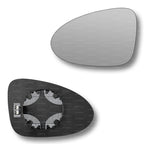 Replacement Wing Mirror Glass Left for Porsche Macan 2014-2022 Clip-On Passenger Near Side N/S Heated Convex