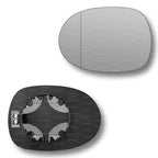 Replacement Wing Mirror Glass Left for Honda Civic 2006-2011 Clip-On Passenger Near Side N/S Heated with Blind Spot
