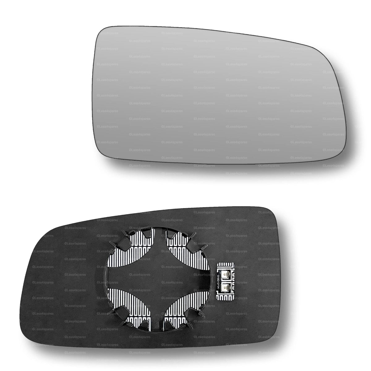 Replacement Wing Mirror Glass Right for Citroen ZX 1991-1998 Clip-On Driver Off side Heated Convex