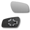 Replacement Wing Mirror Glass Right for Ford Fusion 2005-2010 Clip-On Driver Off side Heated Convex