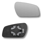 Replacement Wing Mirror Glass Right for Ford Fusion 2005-2010 Clip-On Driver Off side Heated Convex