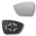 Replacement Wing Mirror Glass Left for Cupra Ateca 2019-2022 Clip-On Passenger Near Side N/S Heated Convex