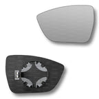 Replacement Wing Mirror Glass Left for Cupra Ateca 2019-2022 Clip-On Passenger Near Side N/S Heated Convex