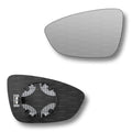 Replacement Wing Mirror Glass Left for VW Beetle 2011-2019 Clip-On Passenger Near Side N/S Heated Convex