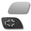 Replacement Wing Mirror Glass Left for VW Polo 2002-2005 Clip-On Passenger Near Side N/S Heated with Blind Spot