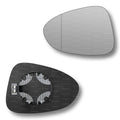 Replacement Wing Mirror Glass Left for Vauxhall Zafira Tourer 2011-2018 Clip-On Passenger Near Side N/S Heated with Blind Spot