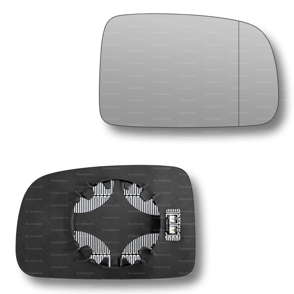 Replacement Wing Mirror Glass Right for Honda HR-V CR-V 1996-2006 Clip-On Driver Off side Heated with Blind Spot