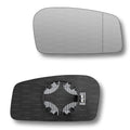 Replacement Wing Mirror Glass Right for Peugeot 806 1994-2002 Clip-On Driver Off side Heated with Blind Spot