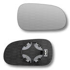 Replacement Wing Mirror Glass Right for Honda Civic 1996-2000 Clip-On Driver Off side Heated Convex