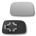 Replacement Wing Mirror Glass Left for Toyota Yaris 1999-2005 Clip-On Passenger Near Side N/S Heated Convex
