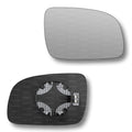 Replacement Wing Mirror Glass Right for Seat Arosa 1997-2000 Clip-On Driver Off side Heated Convex