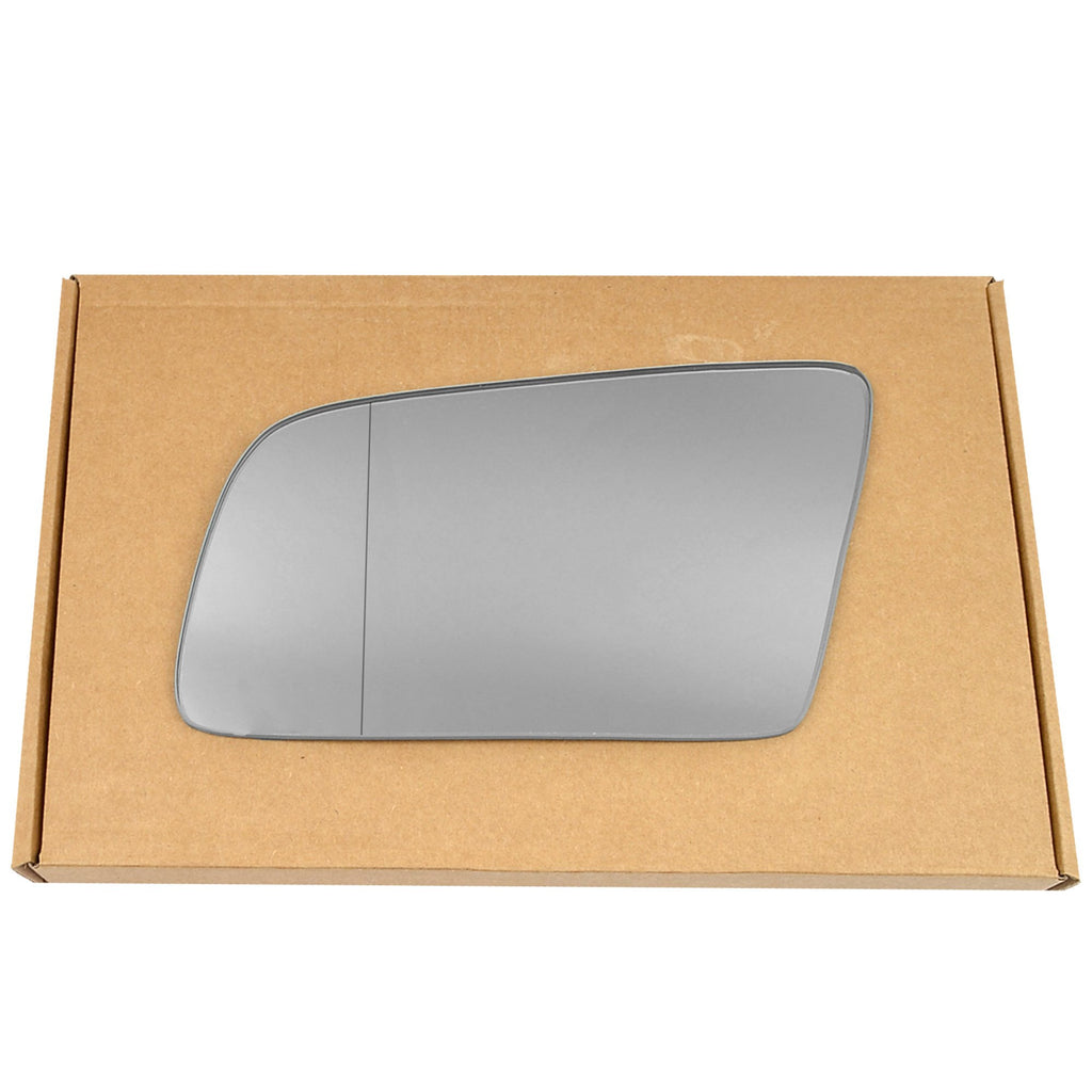 Wing Mirror Glass Left for BMW 5 Series 6 Series 2003-2010 Stick-On Passenger Near Side with Blind Spot