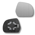 Replacement Wing Mirror Glass Right for Nissan Micra 2010-2017 Clip-On Driver Off side Heated with Blind Spot