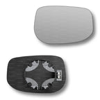 Replacement Wing Mirror Glass Right for Honda Jazz 2008-2015 Clip-On Driver Off side Heated Convex