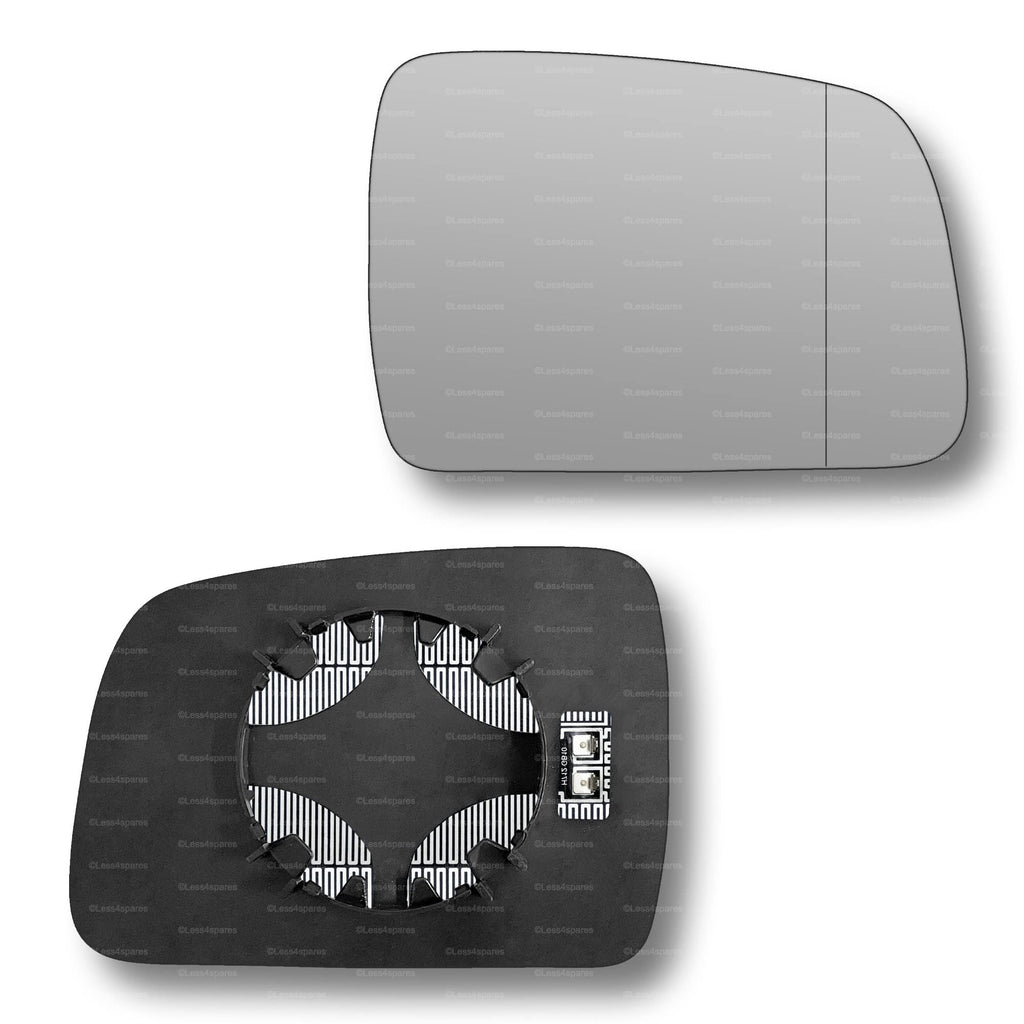 Replacement Wing Mirror Glass Right for Land Rover Discovery 2009-2013 Clip-On Driver Off side Heated with Blind Spot