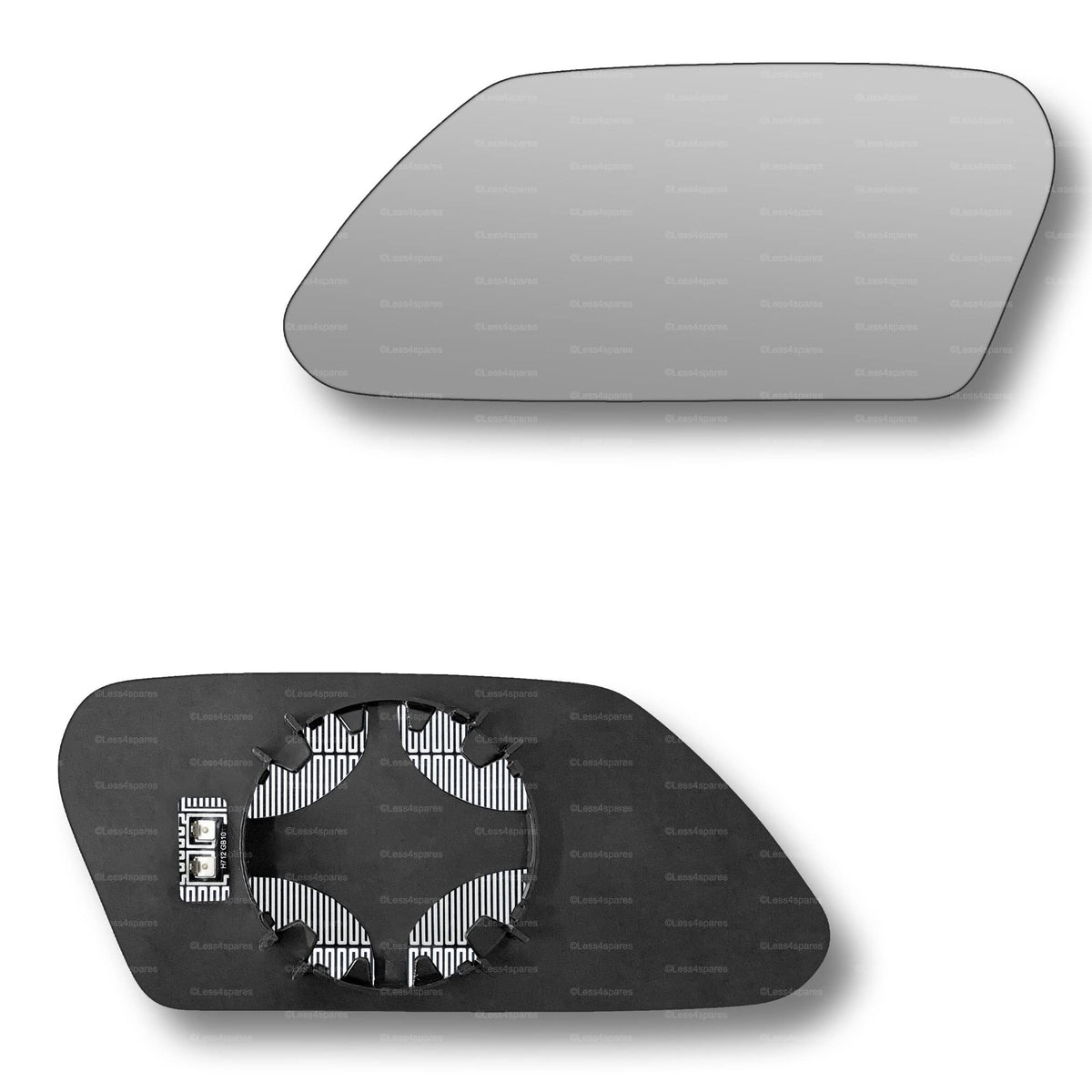 Replacement Wing Mirror Glass Left for Ford Mondeo 2001-2003 Clip-On Passenger Near Side N/S Heated Convex