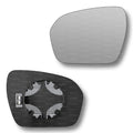 Replacement Wing Mirror Glass Left for Land Rover Range Rover Evoque 2011-2013 Clip-On Passenger Near Side N/S Heated Convex