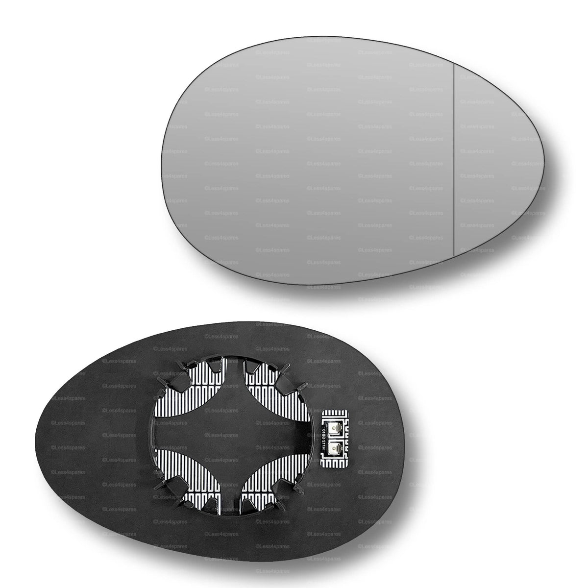 Replacement Wing Mirror Glass Right for Mini Countryman 2010-2016 Clip-On Driver Off side with Blind Spot