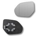 Replacement Wing Mirror Glass Left for Audi Q8 2019-2022 Clip-On Passenger Near Side N/S Heated with Blind Spot