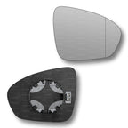 Replacement Wing Mirror Glass Right for Renault Clio 2019-2022 Clip-On Driver Off side Heated with Blind Spot
