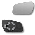 Replacement Wing Mirror Glass Left for Ford Fiesta 2005-2008 Clip-On Passenger Near Side N/S Heated Convex
