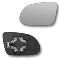Replacement Wing Mirror Glass Left for Audi A8 2010-2017 Clip-On Passenger Near Side N/S Heated Convex