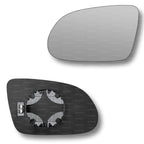 Replacement Wing Mirror Glass Left for Audi A8 2010-2017 Clip-On Passenger Near Side N/S Heated Convex