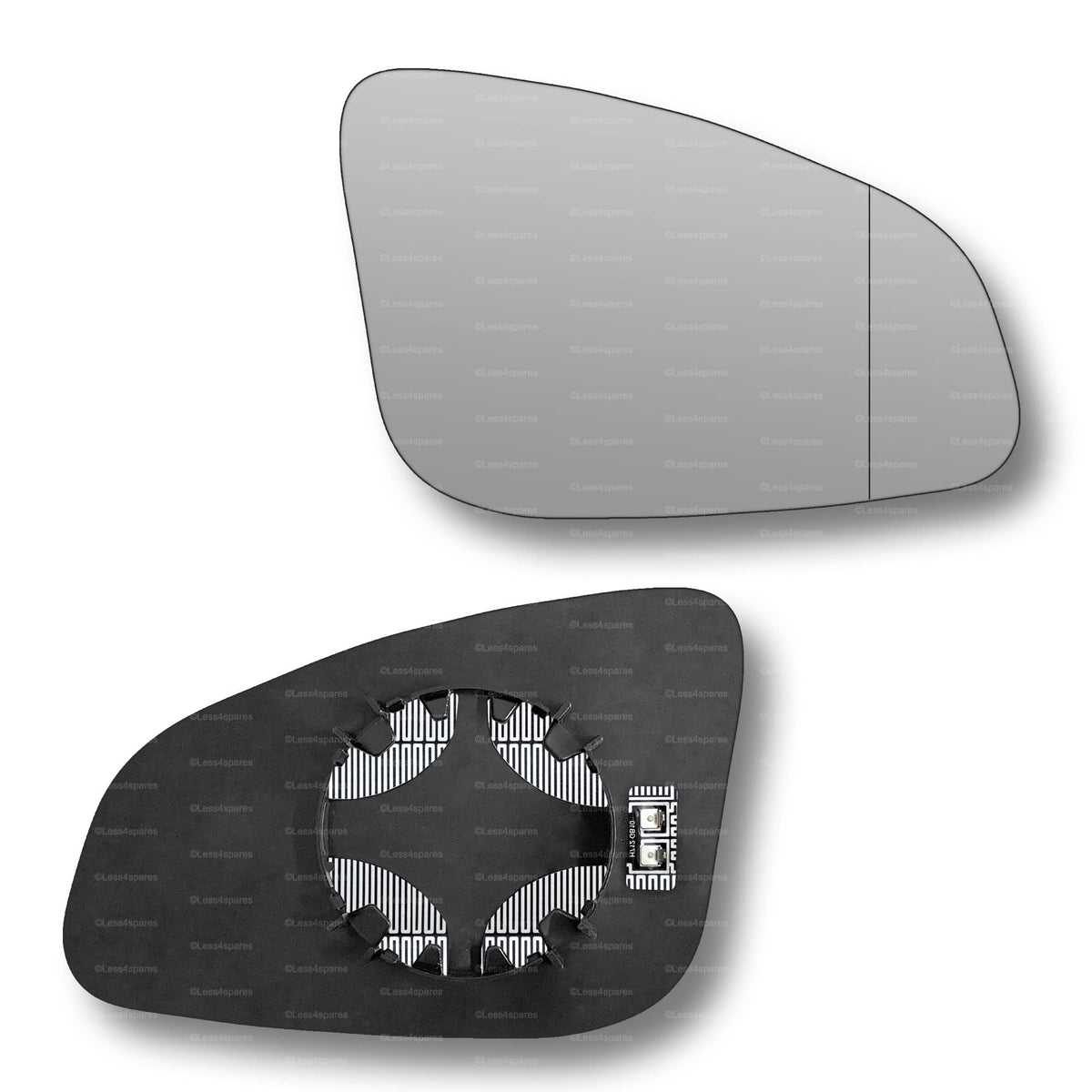 Replacement Wing Mirror Glass Right for BMW M2 Competition 2018-2021 Clip-On Driver Off side Heated with Blind Spot