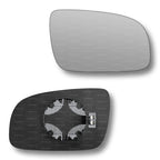 Replacement Wing Mirror Glass Right for Seat Arosa 2001-2005 Clip-On Driver Off side Heated Convex