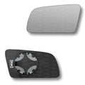 Replacement Wing Mirror Glass Left for BMW 5 Series 6 Series 2003-2010 Clip-On Passenger Near Side N/S Heated Convex
