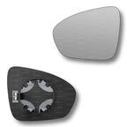 Replacement Wing Mirror Glass Left for Renault Clio 2019-2022 Clip-On Passenger Near Side N/S Heated Convex