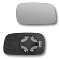 Replacement Wing Mirror Glass Right for VW Caddy 1995-2004 Clip-On Driver Off side Heated with Blind Spot