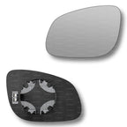 Replacement Wing Mirror Glass Left for Porsche Cayenne 2002-2006 Clip-On Passenger Near Side N/S Heated Convex