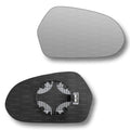 Replacement Wing Mirror Glass Right for Audi A6 2011-2018 Clip-On Driver Off side Heated Convex