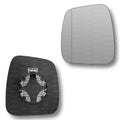 Replacement Wing Mirror Glass Left for Peugeot Bipper 2008-2017 Clip-On Passenger Near Side N/S Heated with Blind Spot
